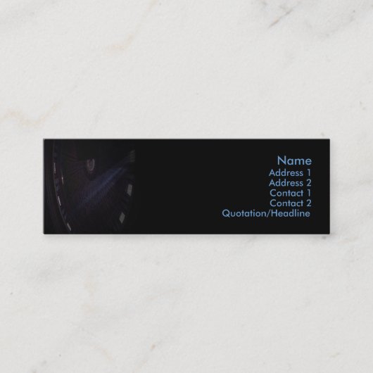 Mini Carte de visite des domaines (Devant)