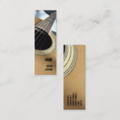 Mini Carte de visite des leçons de guitare (Devant / Derrière)