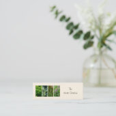 Mini Carte de visite d'herbes (Debout devant)