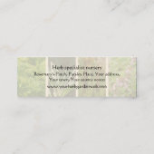 Mini Carte de visite d'herbes (Dos)