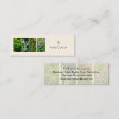 Mini Carte de visite d'herbes (Devant / Derrière)