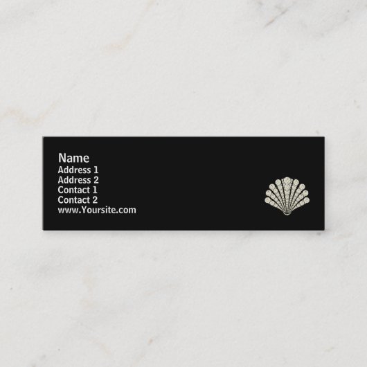 Mini Carte de visite Diamond Shell (Devant)