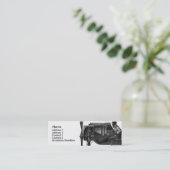 Mini Carte de visite d'industrie aérienne (Debout devant)