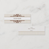 MINI CARTE DE VISITE :: divine 1 (Devant / Derrière)