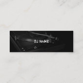 Mini Carte de visite DJ (Dos)