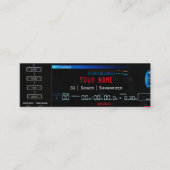 Mini Carte de visite DJ version 2 (Devant)