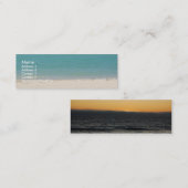 Mini carte de visite d'océan (Devant / Derrière)