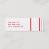 Mini Carte de visite Dogge (Dos)