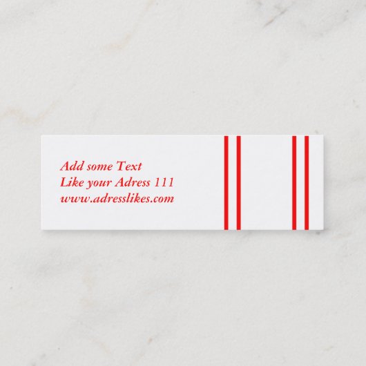 Mini Carte de visite Dogge (Dos)