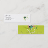 Mini Carte de visite d'Olivia (Devant / Derrière)