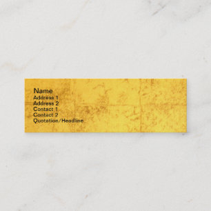 Mini Carte de visite d'or