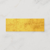 Mini Carte de visite d'or (Dos)