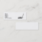 Mini Carte de visite d'ordinateur (Devant / Derrière)