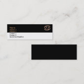 Mini Carte de visite du cancer (Devant / Derrière)