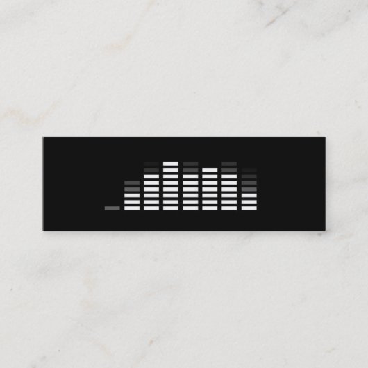 Mini Carte de visite du DJ (Devant)