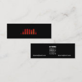 Mini Carte de visite du DJ (Devant / Derrière)