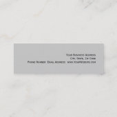 Mini Carte de visite du procureur de l'avocat moderne G (Dos)