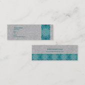 Mini Carte de visite élégant (Devant / Derrière)