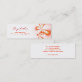 Mini carte de visite élégant (Devant / Derrière)