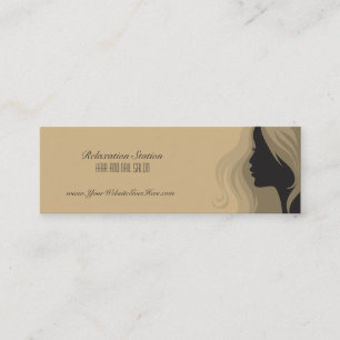 Mini Carte de visite élégant à la mode de spa de sal