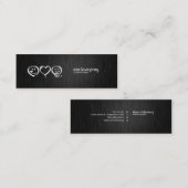 Mini Carte de visite élégant de concepteur de fibre (Devant / Derrière)