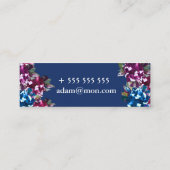 Mini Carte de visite élégant et minimal (Dos)