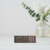 Mini Carte de Visite Élégante (Debout devant)