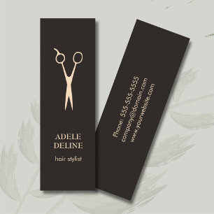 Mini Carte de visite élégante et minimaliste pour coiff