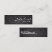 Mini Carte de visite en acier industriel de physicien (Devant / Derrière)