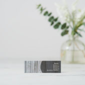 Mini Carte de visite en bois (Debout devant)