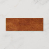 Mini Carte de visite en cuir Brown (Dos)