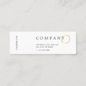 Mini Carte de visite en pastel de motif de point de (Dos)