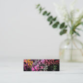 Mini Carte de visite Enchanteur de fleurs (Debout devant)