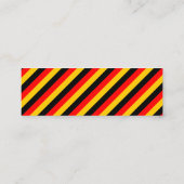 Mini Carte de visite enseignant de langue allemande (Dos)