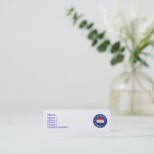 Mini Carte de visite Euro Pays-Bas (Debout devant)