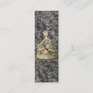 Mini Carte de visite exagéré de ~ de robe de Marie