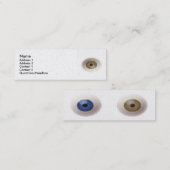 Mini Carte de visite Eyeball (Devant / Derrière)