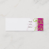 MINI CARTE DE VISITE :: fabuleusement 1 (Dos)