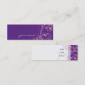 MINI CARTE DE VISITE :: fabuleusement 2 (Devant / Derrière)