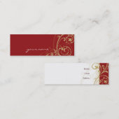 MINI CARTE DE VISITE :: fabuleusement 3 (Devant / Derrière)