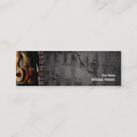 Mini Carte de visite - Fitness (Devant)