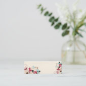 Mini Carte de visite floral (Debout devant)
