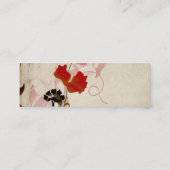Mini Carte de visite floral (Dos)