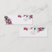 Mini Carte de visite floral (Devant / Derrière)