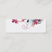 Mini Carte de visite floral (Dos)