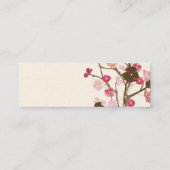 Mini Carte de visite floral d'arbre (Dos)