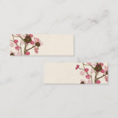 Mini Carte de visite floral d'arbre (Devant / Derrière)