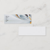 Mini Carte de visite floral peint 1 (Devant / Derrière)