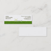 Mini Carte de visite Garden_jardín 76x25mm (Devant / Derrière)