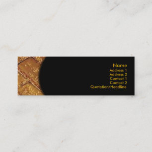 Mini Carte de visite Gold Bars